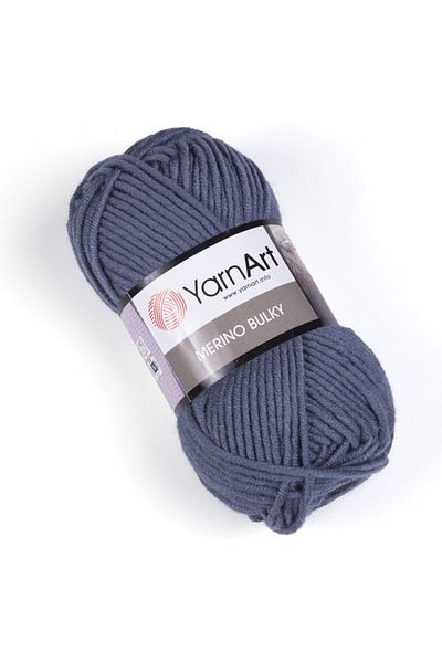 Yarnart Merino Bulky - Πλεκτό Χέρι Νήμα Γκρι-3088