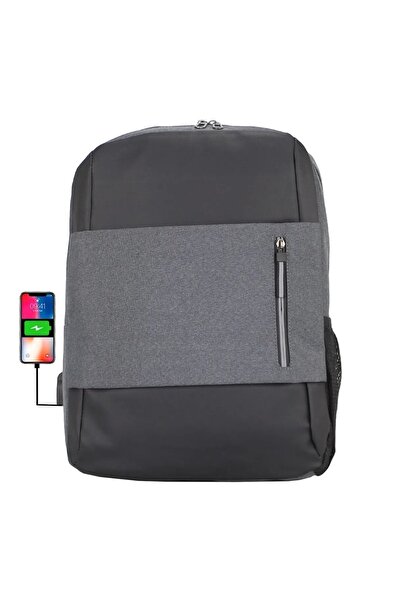 Case Club Daily Use Imported Backpack and Laptop Bag with USB Port 14''-15,6'...