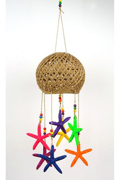 incirop Wind Chime Μεγάλο Μέγεθος Πολύχρωμο Στολίδι Αστερίας