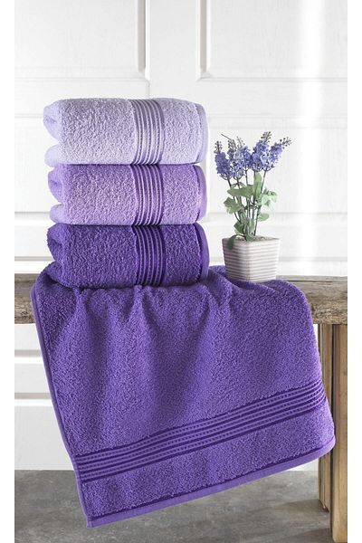 BİNNUR HOME Alia Soft 50x90 Cm Set 3 Prosoape pentru mâini și față