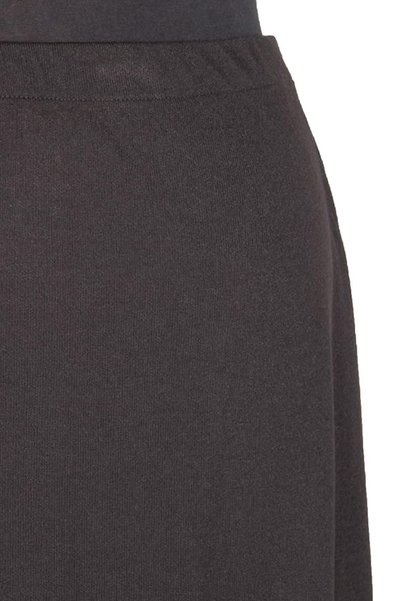 HESNA Women's Buğra Lined Bell Cut Black Skirt