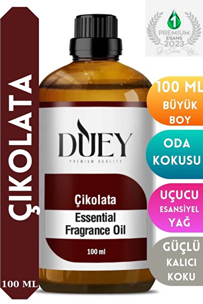 DUEY Çikolata Uçucu Yağ 100ML Buhurdanlık Yağı Difüzör Esansı Oda Kokusu Esan...
