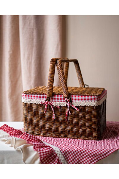 KaiHome سلة نزهة من الخيزران - حماية داخلية