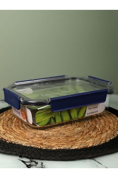 Viyalente Lock & Lock Airtight Glass Storage Container 630 ml| 400°C Safe as Heat
