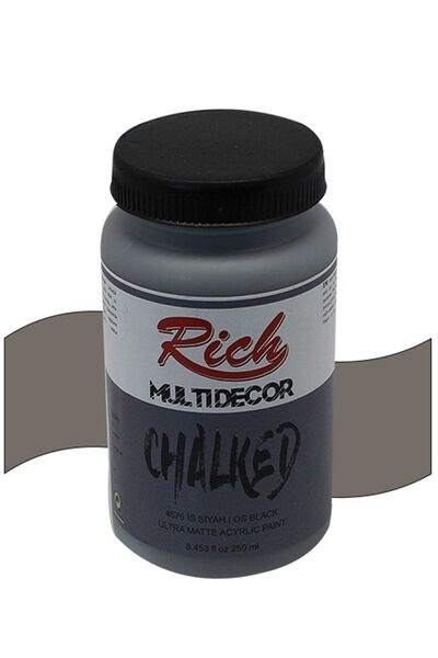 Rich Multidekor Chalked 250cc 4576 Is Siyah