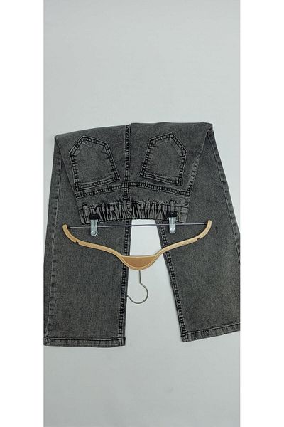 CANBİX Girl - Blue Black Flato Pocket Jeans