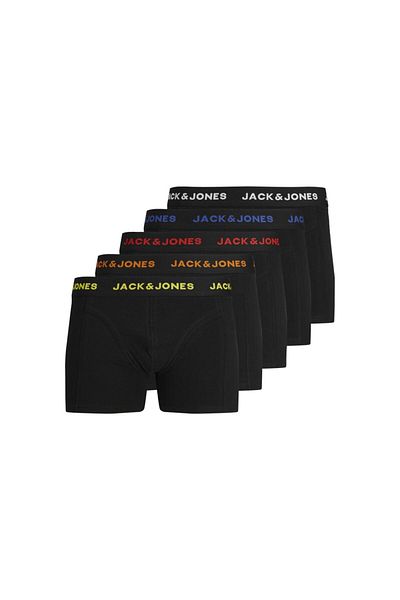 Jack & Jones Ανδρικό λογότυπο μάρκας ελαστικό βαμβακερό μαύρο μπόξερ για καθημερινή χρήση 12242494 - 4299726