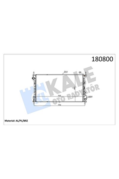TRANSIT CONNECT (V227) 1.8TDCI 02-[BRAZING]KALE SU RADYATÖRÜ KALE NO:0222301AB