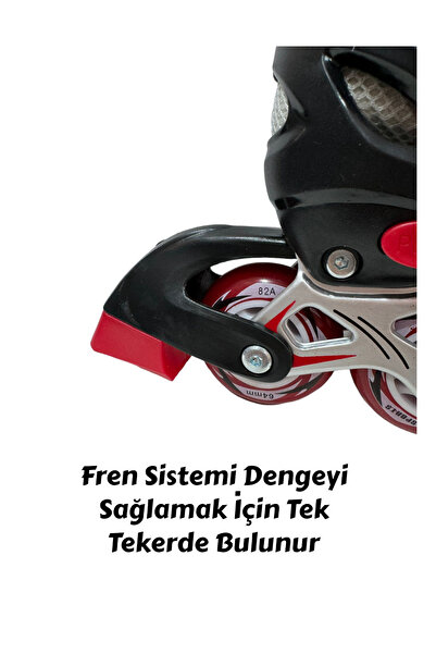 YILDIRIM OYUNCAK 2+1+1 AdjuStable LIghted ChIldren'S Skate - SIngle Row wIth SIlIcone WheelS