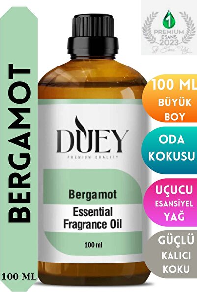 DUEY Bergamot Uçucu Yağ 100ML Buhurdanlık Yağı Difüzör Esansı Oda Kokusu Esan...