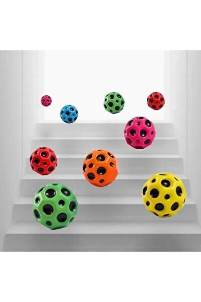 KIRTASİYEM Mükemmel Zıplayan Top Moon Ball 3 Yaş Ve Üzeri Çocuklar Için Boyut: 63 Mm Kedi Köpek Oyuncağı
