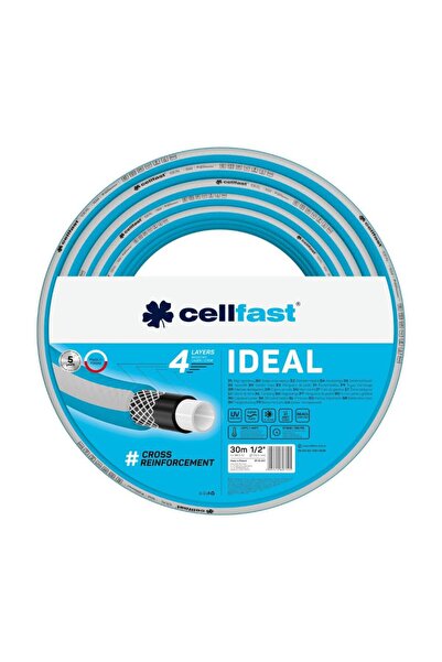 Cellfast Ideal 4 Katmanlı Bahçe Sulama Hortumu 1/2" 30 M