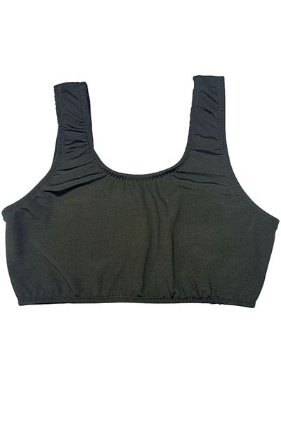 MİRASWİM Women's Shorts Suit Badge (Dark Green) (Without Caps)