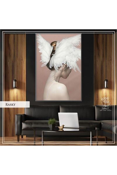 Tablomtr Metal Çerçeveli Gerçek Camlı Tablo RaskyA Tekli Set