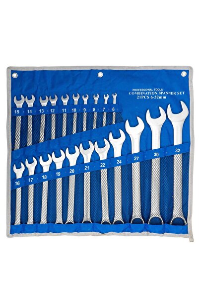 Titi 6182 طقم مفتاح ربط مدمج 6-32 ملم 21 قطعة (مع حقيبة قماش)