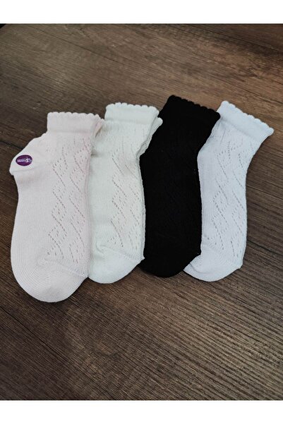 Leement socks Дамски комплект от 4 броя летни памучни мрежести ароматизирани чорапи