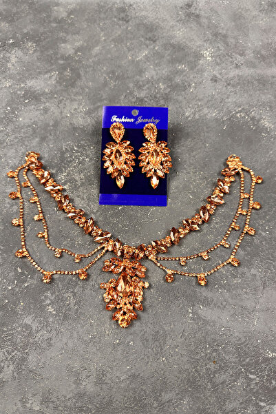 Limelia Set de păr pentru mireasă și nuntă cu ciucuri model Ahu portocaliu - ...