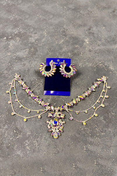 Limelia Set de coafură pentru mireasă și nuntă model Ahu - cu ciucuri, set de...