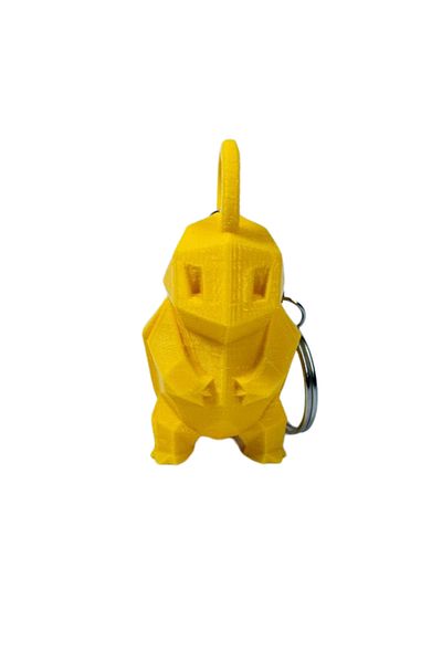 Tesseract Squirtle Yellow Keychain