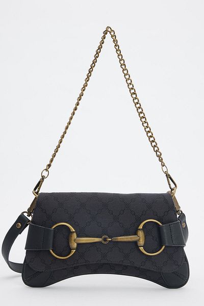Manuka Schwarze BLANCA Tasche - Schnallendetails