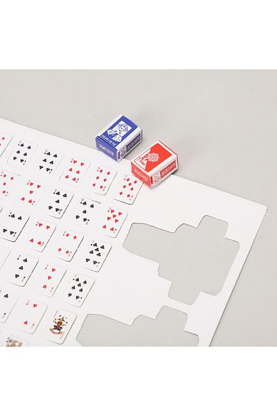 SPELT 15mm Micro Decorative Playing Cards Deck Small Playing Cards 54 Pieces
