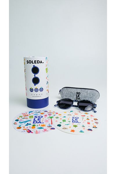 SOLEDA 6-12 Years Old Children's Sunglasses - Ocean Blue