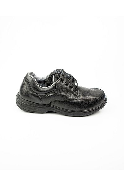 Scooter 3080 Model Black Leather - Watertigt Men's Casual Shoes