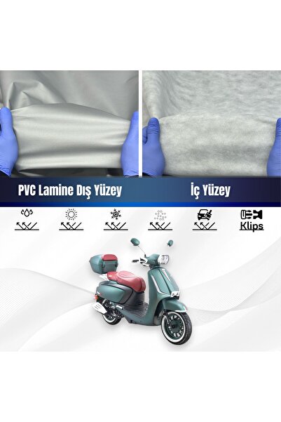 ULTRASHOP ARORA Mojito 125Uyumlu  Motosiklet Branda Su Geçirmez Motor Brandası