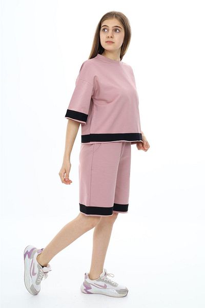 Jannock Κοριτσίστικο Σετ Αθλητική Φόρμα Oversize Βαμβακερή - Σορτς με μισό μανίκι