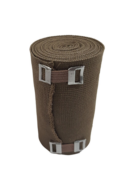 10 cm x 4m Kompresyon Bandaj Kahverengi