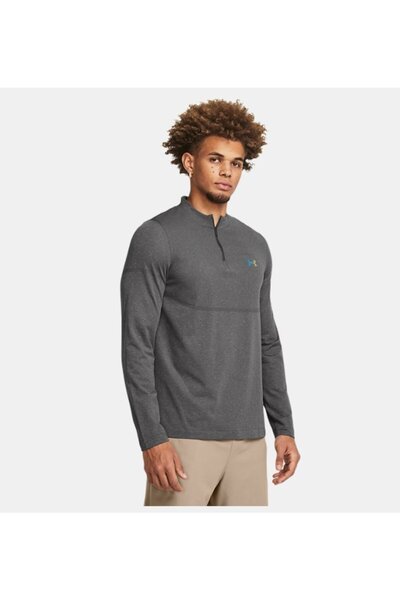 Under Armour Erkek UA Vanish Elite Dikişsiz ¼ Fermuarlı Üst 1382798-025