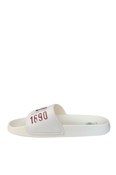 U.S. Polo Assn. Η.Π.Α. Polo Assn. Ανδρικές λευκές παντόφλες - LUVY 4FX