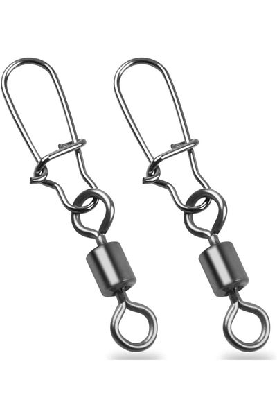 Hokkaido Size 4 30 Pieces Stainless Steel Nickel Plated Swivels - 30.MM 23.KG