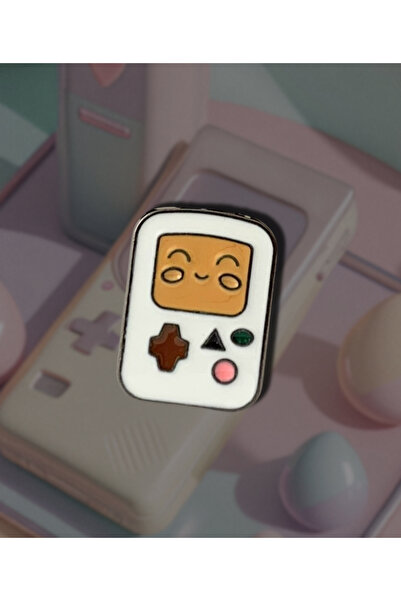 redame Fluffy BMO Adventure Time Metal Pin Rozet Aksesuar