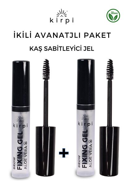 Kirpi Eyebrow Fixing Gel -brow Fixing Gel Aloe Vera 8ml, 2 Pack Advantageous