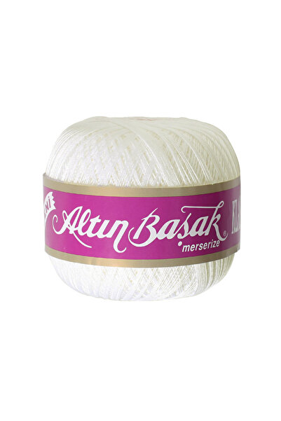 Altınbaşak Κλασικό νήμα δαντέλας χρυσό ακίδα - Νο: 40 - Κρέμα
