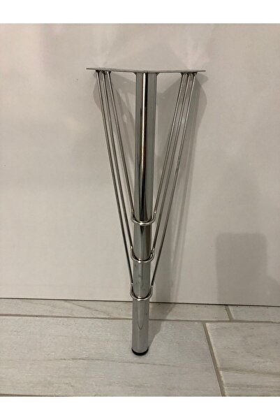 KARAKOÇ Metal,venüs 40*10*10 Cm Krom ,sehpa,puf ,sandalye Ayağı ( 1 Adet)