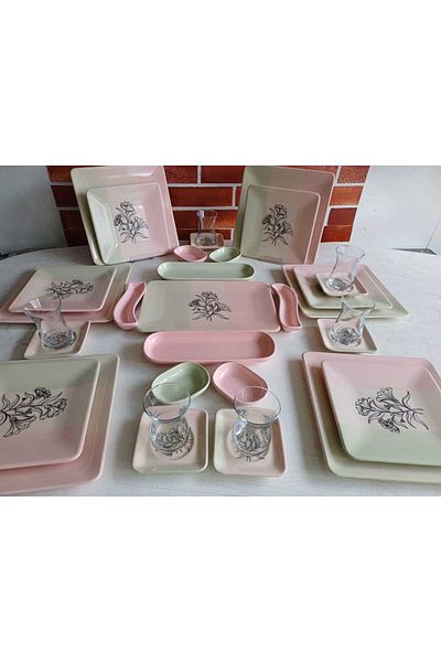 Keramika 33 Pieces - Colorful Flavors Breakfast Set