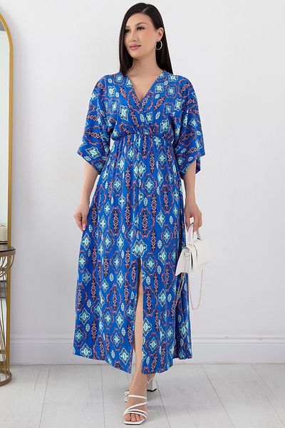 PULLIMM Double Breasted Slit Dress - 936-2966