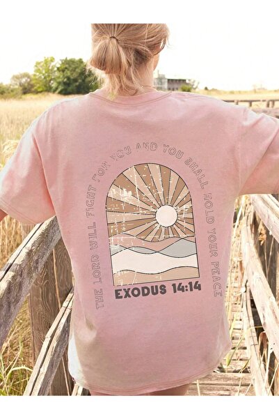 over head oh Tricou oversize pentru damă cu imprimeu Pink Exodus