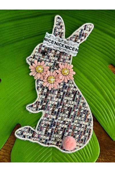 Gönülden Tasarım 25x12 cm Țesut - Accesoriu de îmbrăcăminte cu armă de iepure...