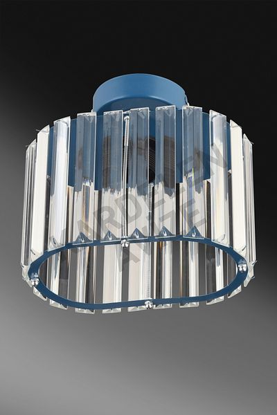 Kraliçe Single Blue Crystal Stone Luxury Chandelier - B.Plafonyer