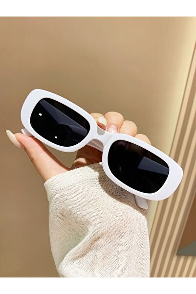 LOOKUP NEW Unisex White Black New Season Sunglasses - Uv400 Protected, Square...