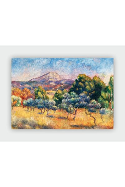 fırsatlar diyarı Montagne Sainte Pierre Auguste Renoir Duvar Posteri - Kalın ...