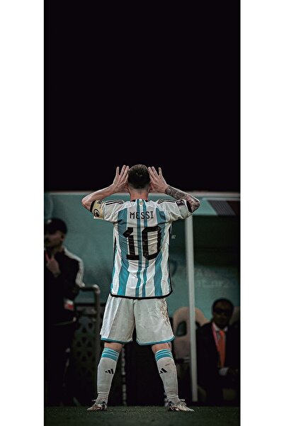 512 STORE Messi Arjantin Efsane Duvar Poster 30x42 Çerçevesiz