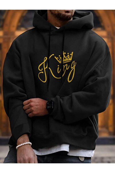 LAND MODA King Printed Hooded Sweatshirt