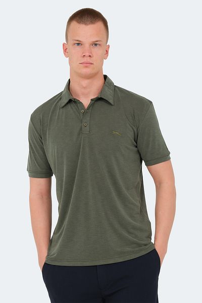 Slazenger Ανδρικό σκούρο πράσινο μπλουζάκι Katsuro