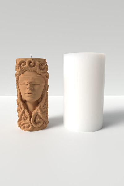 Cageartstudio Kadın Heykeli Mum Silikon Kalıp M2 - Wild Women Mum Kalıbı - Ka...