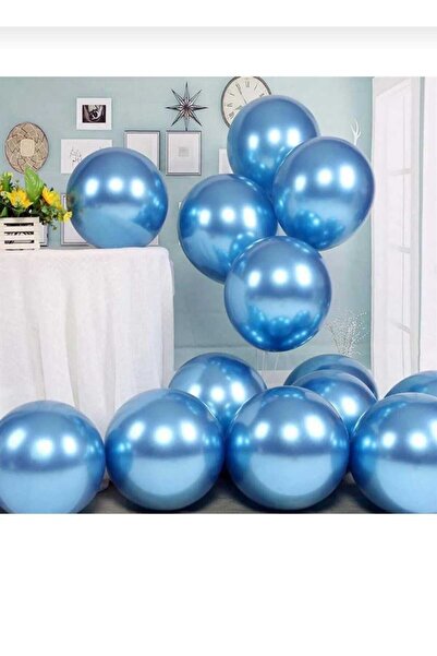 Kalisan Krom Balon 12' Mavi (10'lu Paket)