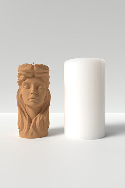 Cageartstudio Kadın Heykeli Mum Silikon Kalıp M1 - Wild Women Mum Kalıbı - Ka...
